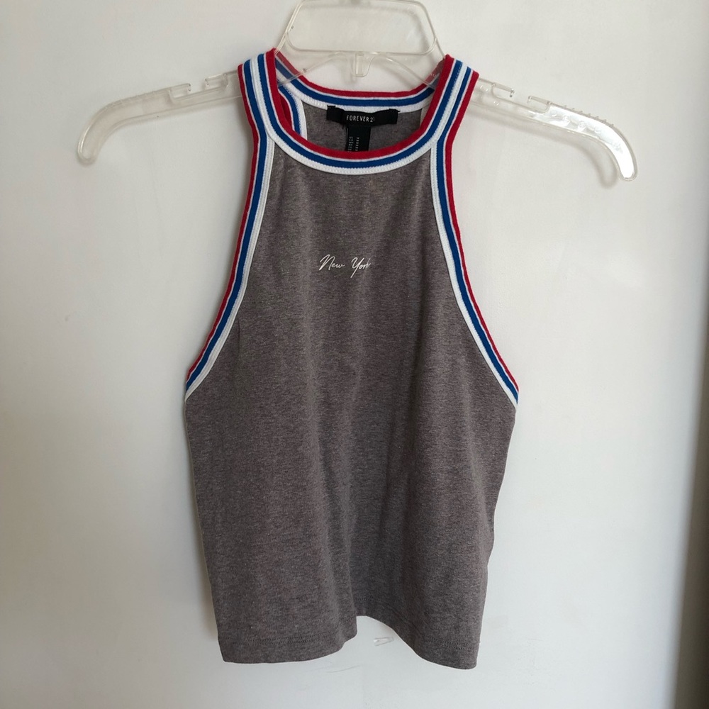 New York crop top F21